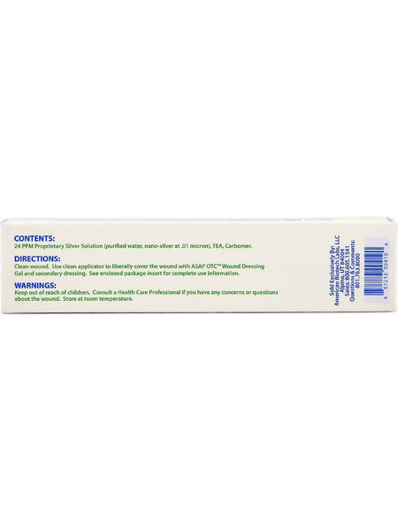 Silver Biotics, ASAP OTC Wound Dressing Gel, 1.5 oz
