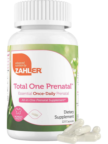 Advanced Nutrition by Zahler, Total One Prenatal, 120 Capsules
