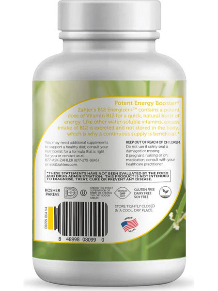 Advanced Nutrition by Zahler, B12 Energizer+, 120 Lozenges