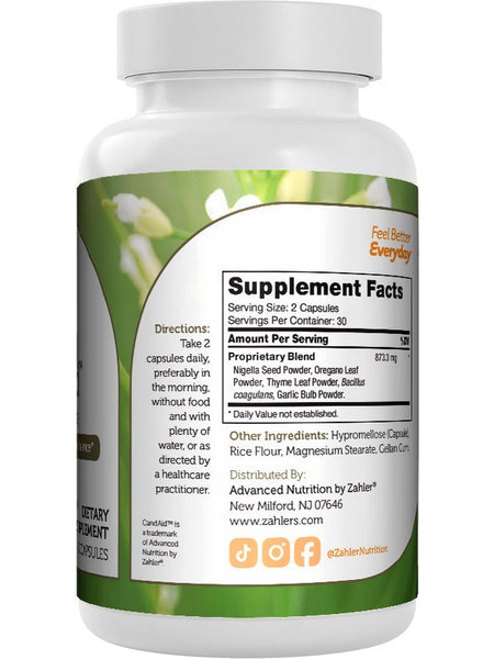 Advanced Nutrition by Zahler, CandAid, 60 Capsules