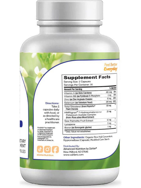 Advanced Nutrition by Zahler, ProstAid+, 60 Capsules