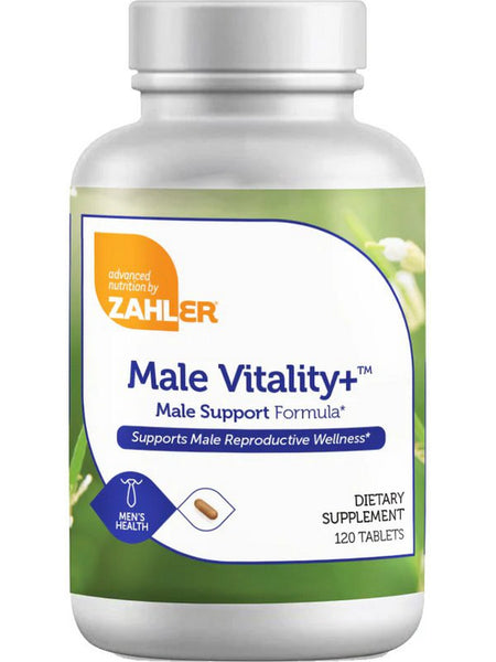 Advanced Nutrition by Zahler, Male Vitality+, 120 Tablets