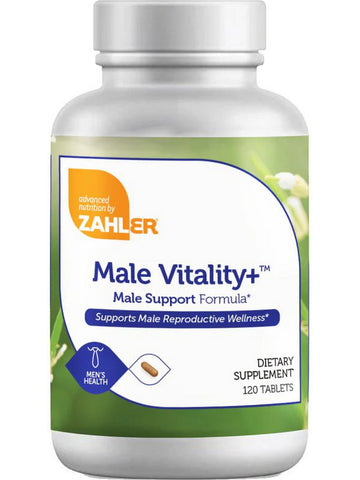 Advanced Nutrition by Zahler, Male Vitality+, 120 Tablets