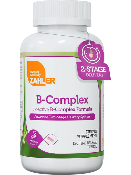 Advanced Nutrition by Zahler, B-Complex, 120 Tablets