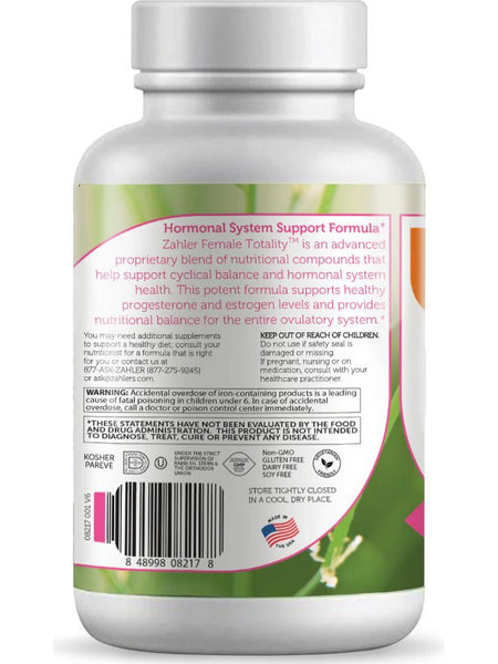 Advanced Nutrition by Zahler, Female Totality, 120 Capsules