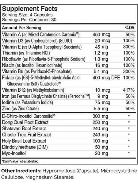 Advanced Nutrition by Zahler, Female Totality, 120 Capsules