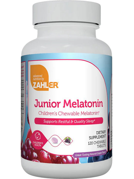Advanced Nutrition by Zahler, Junior Melatonin, 120 Chewable Tablets
