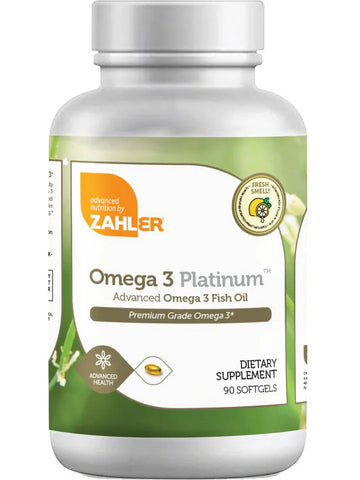 Advanced Nutrition by Zahler, Omega 3 Platinum, 90 Softgels