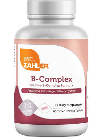 Advanced Nutrition by Zahler, B-Complex, 60 Timed Release Tablets