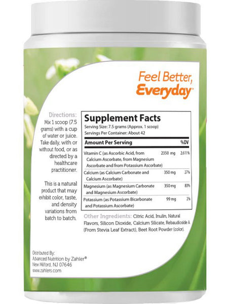 Advanced Nutrition by Zahler, Buffered C Powder, 11 oz