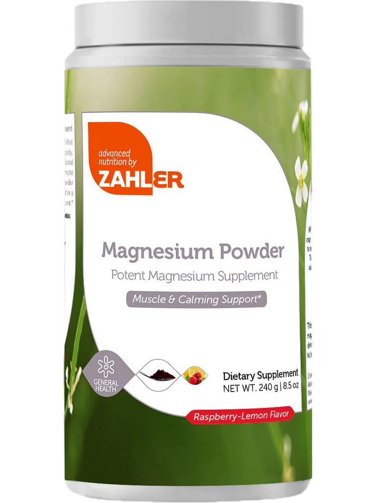 Advanced Nutrition by Zahler, Magnesium Powder 350 mg, 8.5 oz