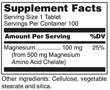 Douglas Labs, Chelated Magnesium, 100 tabs