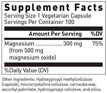 Douglas Labs, Magnesium Oxide, 100 caps