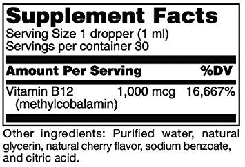 Douglas Labs, Liquid B12 with Methylcobalamin, 1 oz