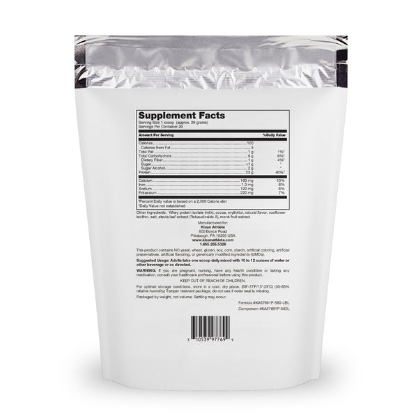 Douglas Labs, Klean Athlete, Klean Isolate, Natural Chocolate, 20 servings