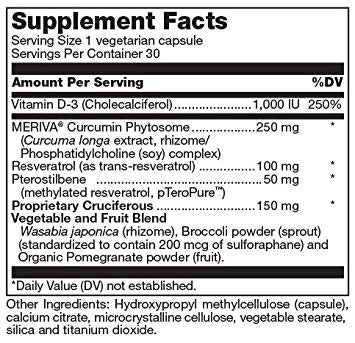 Douglas Labs, Methylated Resveratrol Plus, 30 vegcaps