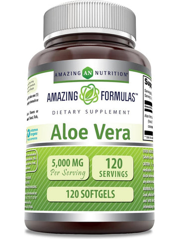 Amazing Formulas, Aloe Vera, 5000 mg, 120 Softgels