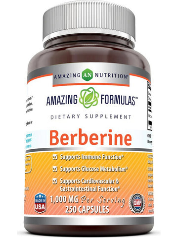 Amazing Formulas, Berberine, 1000 mg, 250 Capsules