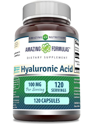 Amazing Formulas, Hyaluronic Acid, 100 mg, 120 Capsules
