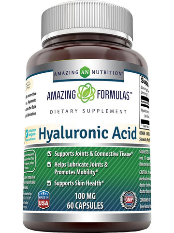 Amazing Formulas, Hyaluronic Acid, 100 mg, 60 Capsules