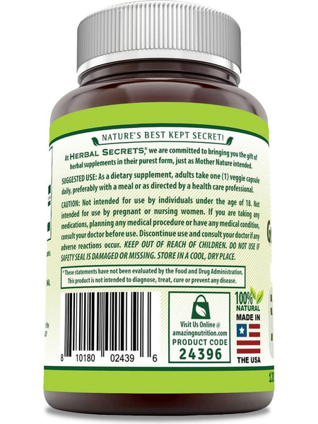 Herbal Secrets, Grapeseed Extract, 400 mg, 120 Capsules