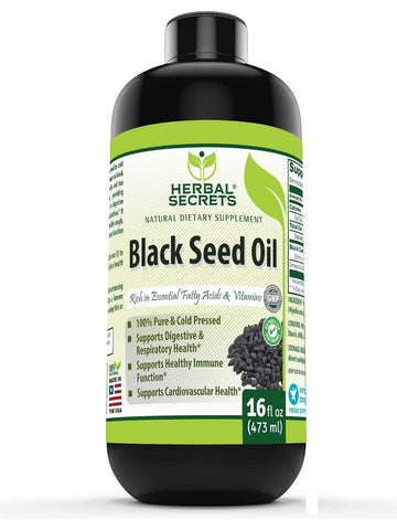 Herbal Secrets, Black Seed Oil, 16 fl oz