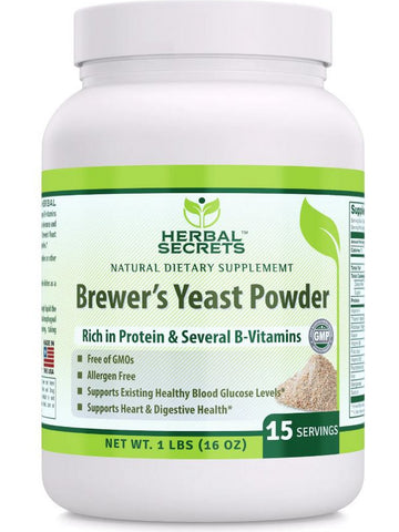Herbal Secrets, Brewer's Yeast Powder, 16 oz