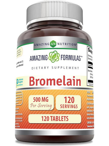 Amazing Formulas, Bromelain, 500 mg, 120 Tablets