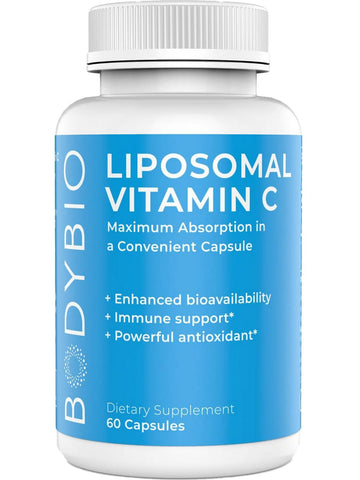 BodyBio, Liposomal Vitamin C, 60 Capsules