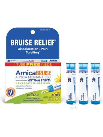 Boiron, Arnica 30C Bruise Bonus Pack, 3 Tubes