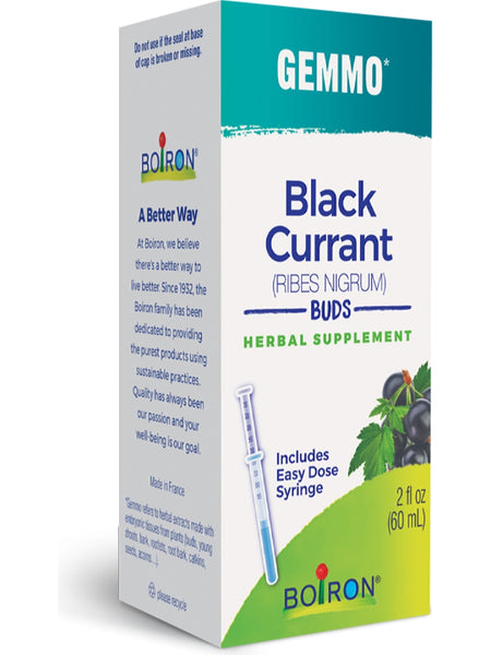 Boiron, Gemmo Black Currant Buds, 2 fl oz