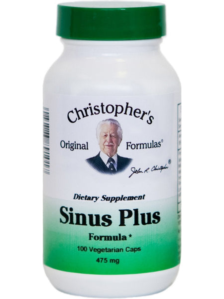Christopher's Original Formulas, Sinus Plus, 100 Vegetarian Caps