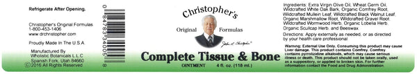 Christopher's Original Formulas, Complete Tissue & Bone, 2 fl oz