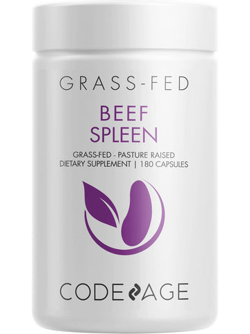 Codeage, Grass-Fed, Beef Spleen, 180 Capsules