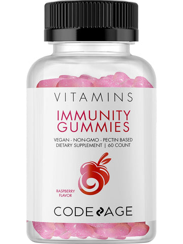 Codeage, Immunity Gummies, Raspberry Flavor, 60 Count