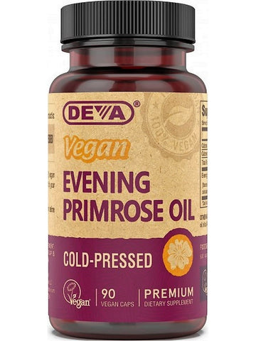 DEVA Nutrition, Vegan Evening Primrose Oil, 90 Vegan Caps