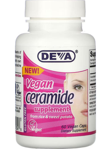 DEVA Nutrition, Vegan Ceramide Supplement, 60 Vegan Caps