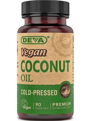 DEVA Nutrition, Vegan Coconut Oil, 90 Vegan Caps