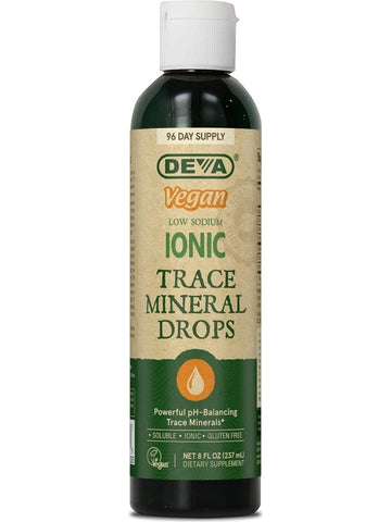 DEVA Nutrition, Vegan Ionic Trace Minerals Drops, 8 fl oz