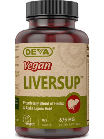 DEVA Nutrition, Vegan Liversup, 675 Mg, 90 Tablets