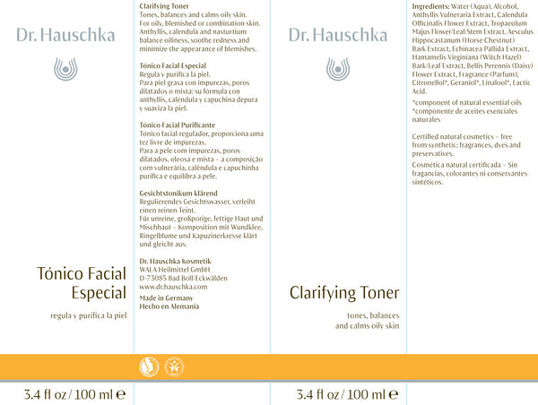 Dr. Hauschka Skin Care, Clarifying Toner, 3.4 fl oz