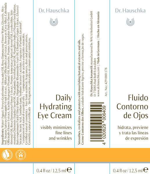 Dr. Hauschka Skin Care, Daily Hydrating Eye Cream, 0.4 fl oz