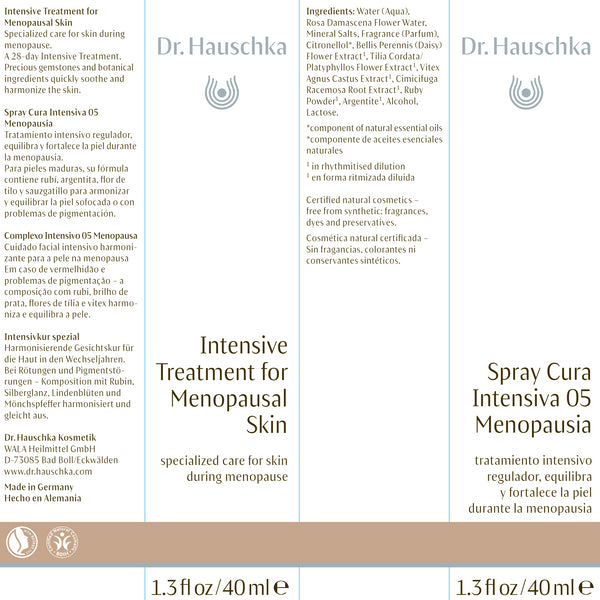 Dr. Hauschka Skin Care, Intensive Treatment for Menopausal Skin, 1.3 fl oz