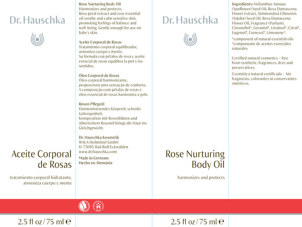 Dr. Hauschka Skin Care, Rose Nurturing Body Oil, 2.5 fl oz