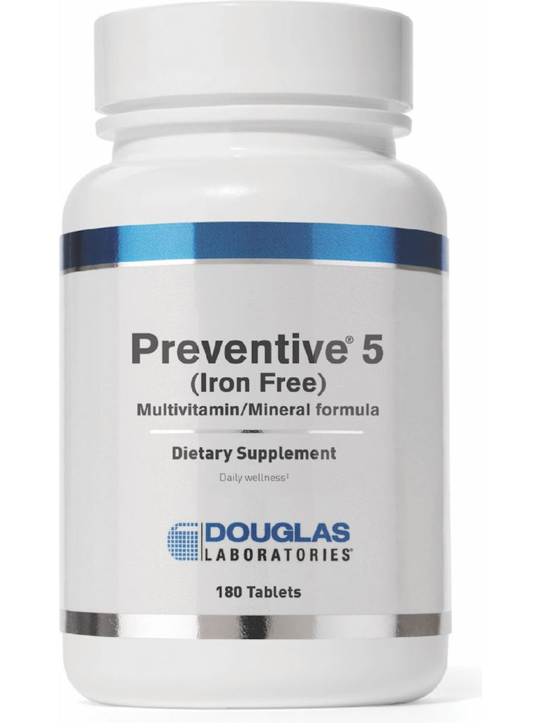 Douglas Labs, Basic Preventive 5, Iron-Free, 180 tabs