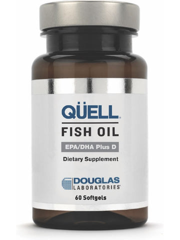 Douglas Labs, Quell Fish Oil, EPA/DHA Plus D, 60 gels