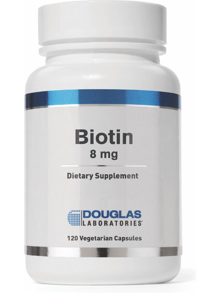 Douglas Labs, Biotin, 8 mg, 120 vegcaps