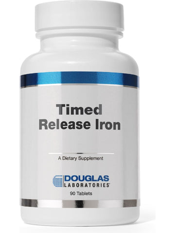 Douglas Labs, Timed Released Iron, 90 tabs