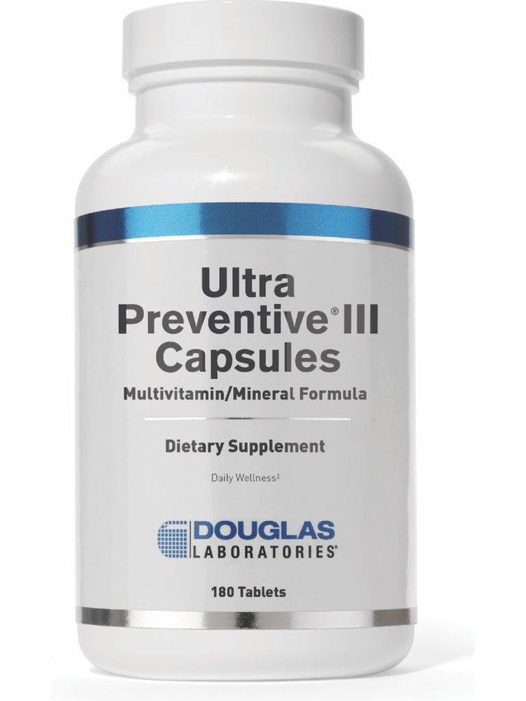 Douglas Labs, Ultra Preventive III, 180 caps