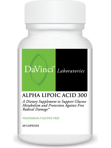 DaVinci Laboratories of Vermont, Alpha Lipoic Acid 300, 60 Capsules